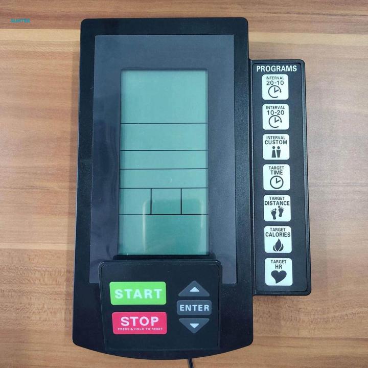 LCD Rowing Machine Counter Durable Analytical Instrument Counter Cycle Monitor for Bike Stationary Bike Computer Indoor