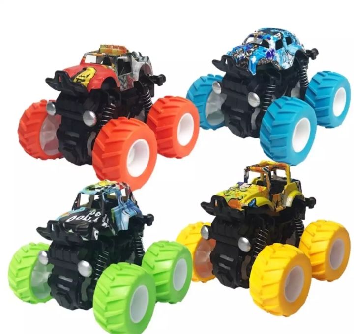 Pull%20Back%20Speed%20OFF-ROAD%20Monster%20Trucks%20for%20kids%204%20wheel%20drive%20(4WD)%20Friction%20Monster%20Truck%20Car%20with%20360stunt%20for%20kids(Red%20And%20Sky%20Blue)%20-%20Image%202