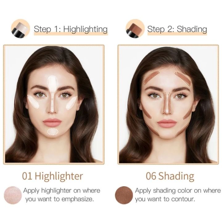 10%20Colors%20Face%20Highlighters%20Bronzers%20Stick%20Creamy%20Contour%20Nose%20Waterproof%20Glitter%20Maquiagem%20Lightweight%20V%20Line%20Shape%20Beauty%206g%20Abandon%20Abandon%20-%20Image%206