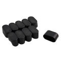 10 X Rubber Chair Leg Cap Oval Covers Furniture Table Feet Floor Protectors Non-slip Table Leg Pads. 