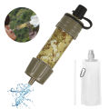 Outdoor Water Filter Straw Water Filtration System Water Purifier for Emergency Preparedness Camping Traveling Backpacking. 