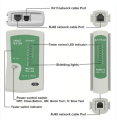 Network Cable Tester RJ45 RJ11  CAT6 UTP LAN Cable Tester Networking Line Detector Remote Test Tools Without Battery Lindaa. 