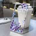 Smalshop For Xiaomi Redmi Note 14 Pro Plus 5G 14 13 12S 12 11 10 Case Purple Flower Phone Cover For Redmi 13 12 14C 13C 12C 4G Soft Funda. 