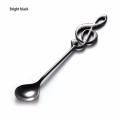 OIMG Stainless Steel Mini Stirring Spoon With Music Symbol Handle For Tea Coffee. 
