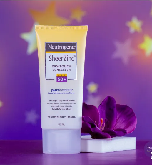 Neutrogena Sheer Zinc Dry Touch Sunscreen SPF50+ 80ml