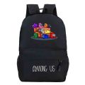 【DM bag factory Store】2023 Game Among Us backpack Women Travel Backpack Laptop Bags Boys School Bag Unisex Cartoon Rucksack Knapsack. 