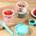 【Fast and Free Delivery】 Double-Layer Portable Salad Cup Oatmeal Cereal Nut Yogurt Salad Cup Container Set With Fork School Lunch Box Food Storage Box. 