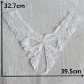 Embroidered Fabrics Dresses Laces Craft materials Pearl Lace fabric for Sewing Lace collar Needlework Accessories. 