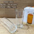 Cristal Clear Drinking water Glass /Round kach Glass (6 pieces) Set-128t. 