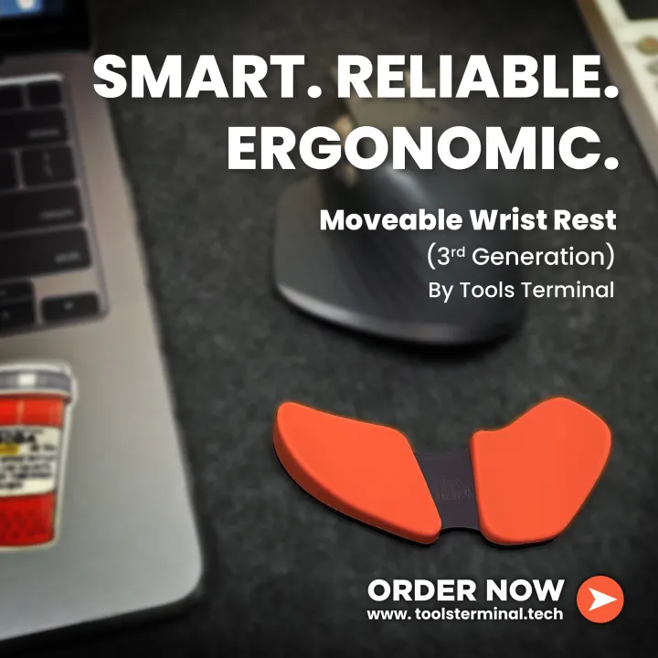 Moveable Wrist rests 3rd Generation Super Comfortable Premium Quality Wrist Rest for Mouse