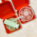 JYSUPER JY-2517A Rechargeable Strong Wind Mini Foldable Fan With Box.