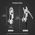 MAYTTO Pliers Multitool 8 In 1 Tools Set Multi-function Pliers Portable Pliers Folding Pliers Knife Wire Cutter for Outdoor Adventure Hunting Camping Hiking Stainless Steel Pliers with Safety Lock. 