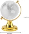 Golden Ocean World Globe Map With Swivel Stand Geography Educational Toy Gif. 