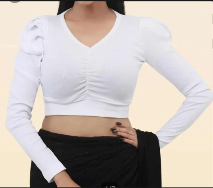 Crop%20Tops%20Blouse%20Short%20Body%20&%20Long%20Sleeve%20Best%20Qualityfull%20Good%20Stitching%20For%20Women%20-%20Image%205