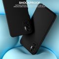 Xiaomi Poco M3 Pro 5G Silicone Matte Flexible Soft Phone Case - Black - Phone Back Cover.