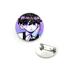 Omori Sunny And Mewo Brooch Creative Clothes Jewelry Cute Fashion Hat Cartoon Funny Metal Gift Brooch GYF585. 
