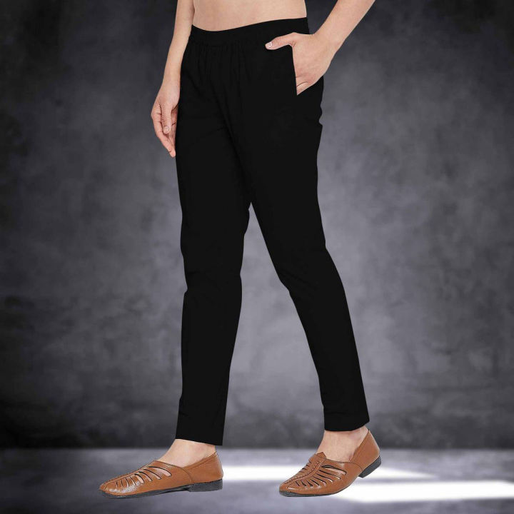 Cotton Narrow Fit Stitch Pajama Pants For Men Black Trouser For Men Daraz .bd