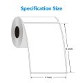 Shipping Label DT (4x6 inch) - 500 labels per Roll | Direct Thermal Stickers | Smudge-Free, Fade-Resistant, High-Quality Print for Paperfly Courier | Packaging & Shipping Supplies | Inventory Labels | Premium Self-Adhesive Thermal Labels - White. 