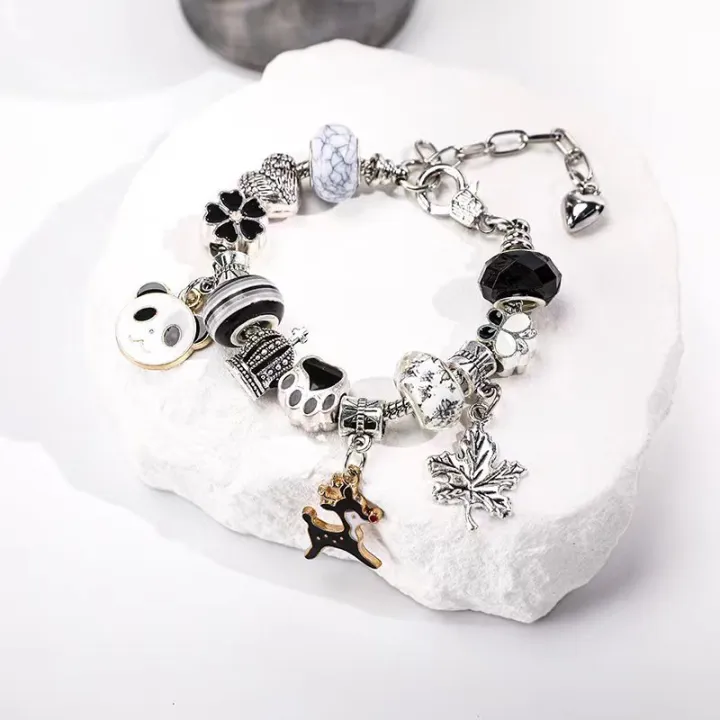 amazon%20pan%20family%20bracelet%20fashion%20big%20hole%20crystal%20beaded%20girl%20diy%20fresh%20flower%20pendant%20bracelet%20-%20Image%207