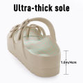 Litfun Fashion Platform Sandals Women EVA Insole Clogs with Arch Support Adjustable Buckle Slippers Feamle Outdoor Beach Slides.