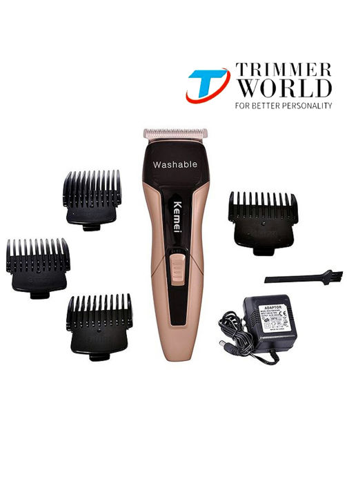 Kemei KM-5015 Professional High Quality Washable Hair Clipper by Trimmer World