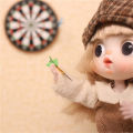 1Set 1:12 Dollhouse Miniature Darts Frisbee Sports Set Darts Board Toys Model MJD. 