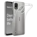 Clear Soft TPU Case For Nokia C21 Plus Phone Cover Crystal Clear Ultra-Thin Slim Fit Soft TPU Silicone Rubber Back Cover. 
