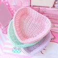 Love Heart Shape Basket Desktop Sweet Color Basket Photo Props For Home Storage Decoration Basket Nordic Storage Fruit Basket. 
