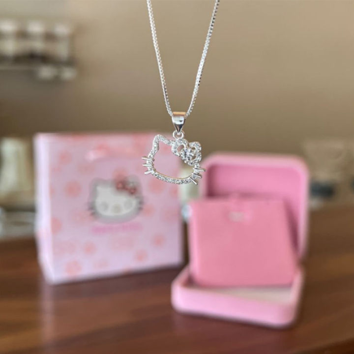 Hello%20Kitty%20Birthday%20Gift%20Kitty%20Necklace%20Female%20Sweet%20And%20Lovely%20Pendant%20Collarbone%20Chain%20For%20Girlfriends%20Walk%20Gift%20Hot%20Selling%20-%20Image%203