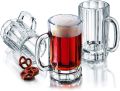 Nasir Glass Drinking Mug 400ml (5 inch long, 3 inch Round) - Coffee Mug. 