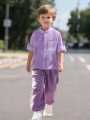 Children’s Designer Cotton Crepe Shirt and Pant Set for Boy | Perfect for Outings & Events.