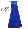 Soft Cotton Basin Towel For Home-1 Piece Multicolor.