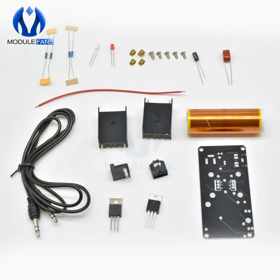 Hey my home】DIY Mini Music Tesla Coil Plasma Speaker Tesla Arc