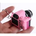 Mini Camera Keychain SLR Camera Keychain Car Key Chain Key Ring LED Flashlight Colorful Kaca Key Chain For Gift Wholesale.