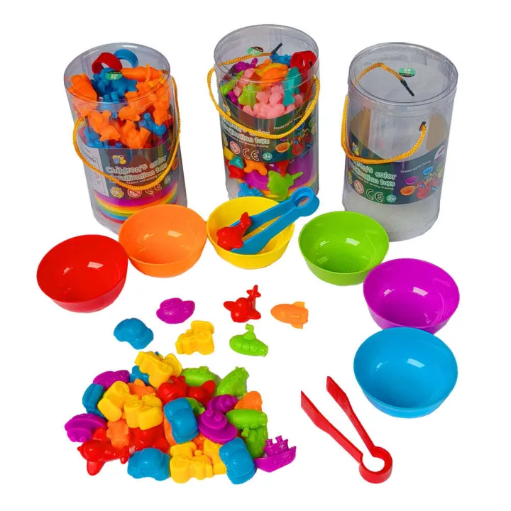 Preschool%20color%20counting%20classification%20cup%20early%20education%20cognitive%20toy%20Children's%20rainbow%20teddy%20bear%20Mathematics%20baby%20Montessori%20teaching%20aids%20-%20Image%204