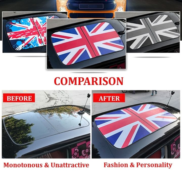 PVC%20Moon%20Sun%20Roof%20Graphics%20Decor%20Sticker%20Decal%20For%20Mini%20Cooper%202002-2006%20-%20Image%203