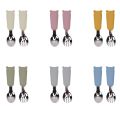 Baby Cartoon Tableware Set Children Utensil Stainless Steel Toddler Dinnerware Cutlery Cartoon Infant Food Feeding Spoon Fork. 