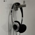 Headphones 90's Stock Compact Retro Headset With Microphone Black INS Fashion Japanese Style Headset Black Silver.