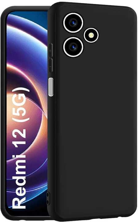 For Xiaomi Redmi 12 5g Silicone Case Mobile Back Cover Protect Back Cover Soft Case For SmartPhone.