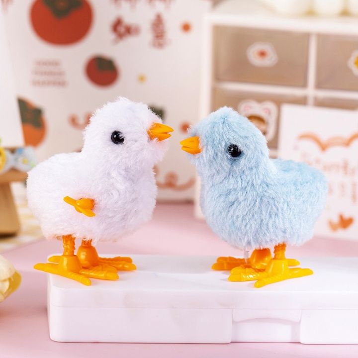 Interactive Cute Fuzzy Chick Toy with Realistic Chirping Sound and Motion