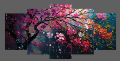 5Pcs In 1 Set Wall Canvas Art Ready to Hang for Living Room or Bedroom Home Decoration On Wall Canvas Painting Wall.