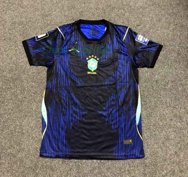 Brazil away World Cup Half Sleeve Premium Football Jersey 2026 (Logo Embroidery)