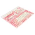 Keycap Set, 135 Keys PBT Mechanical Keyboard Keycaps Cream Strawberry Pattern for 87 Mechanical Keyboard for 108 Mechanical Keyboard. 