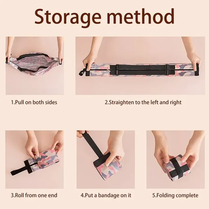 1%20Pcs%20Foldable%20Storage%20Bag%20With%20Handle%20Portable%20Travel%20Handbags%20Supermarket%20Shopping%20Reusable%20Sling%20Pouch%20Large%20Capacity%20%20Tote%20Zipper%20Bag%20-%20Image%207