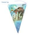 Disney Moana Theme Party Set Vaiana Oceania Plate Banner Cake Topper Plate Kids Birthday Party Decoration Balloons Girls Favor MuXiaRe. 