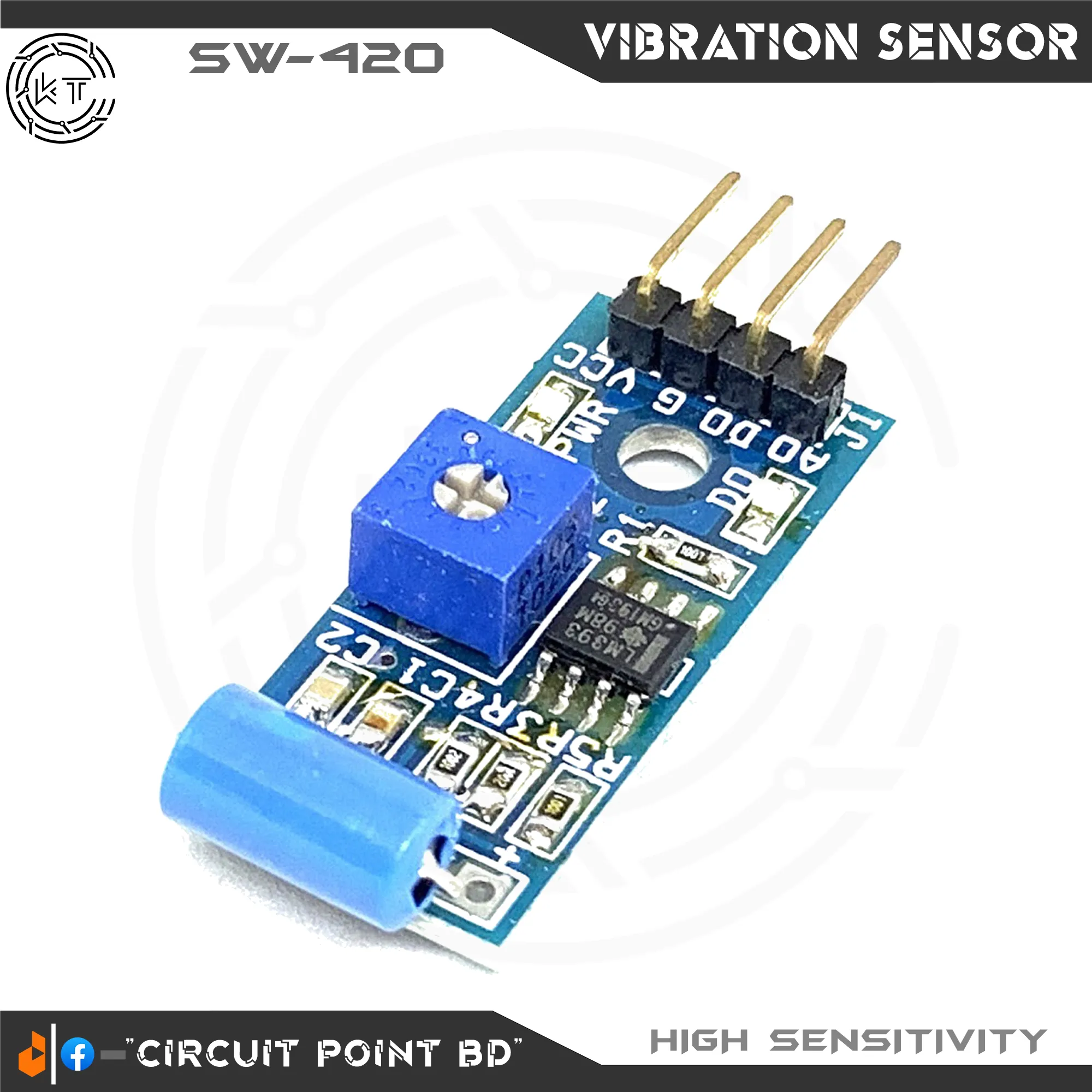 Vibration Sensor SW-420/SW420 Normally Closed type Sensor Module Alarm ...