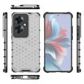 Vantime for OPPO F25 Pro / Reno11 F 5G Case Honeycomb Patterned Clear Back Hard Cover. 