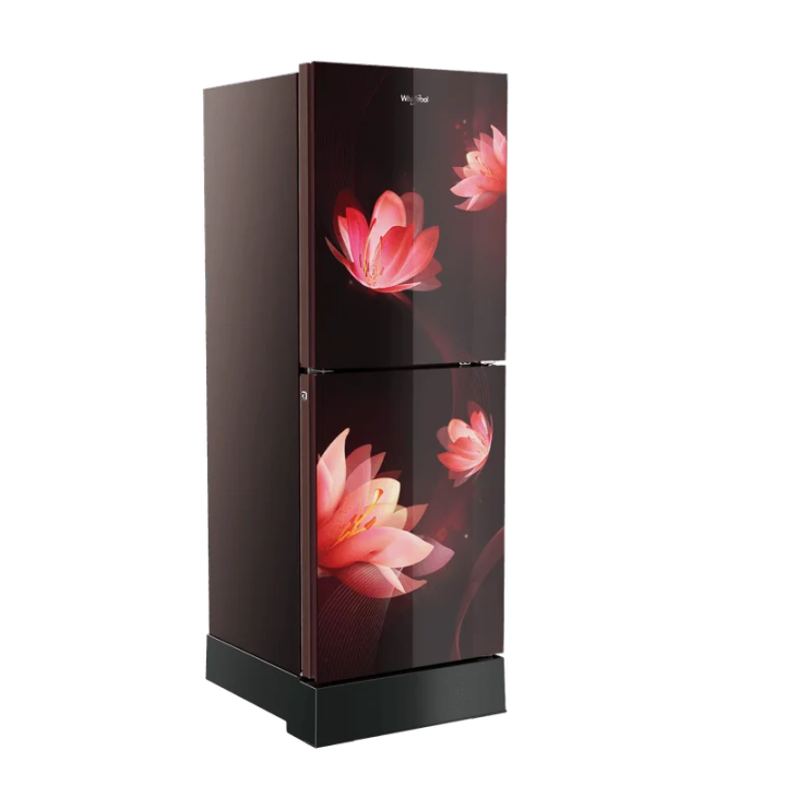 Whirlpool%20Fresh%20Magic%20Pro%20236L%20Glass%20Door%20Floral%20X%20Frost%20Refrigerator%20(Red)%20with%20Free%20Delivery%20-%20Image%202