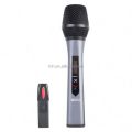 UHF Wireless Microphone System wx52 with Dual Metal Handheld Mics – 260ft Range, Professional Cordless Dynamic Mic Set for Home Karaoke, Church, DJ, Party, Wedding, Meeting, KTV, PA System.