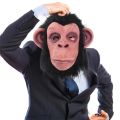 Latex Vivid Monkey Mask With Wig Funny Full Face Animal Mask Dress Up Accessory Halloween Cosplay Costume Prop Party Decors Prop. 